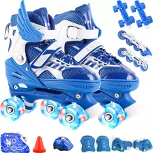 Patines, Patines Ajustables Para Niños 2 En 1 Con Protector