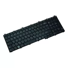 Teclado Para Notebook Toshiba Satellite L775-s7307 Cor Preto