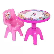Conjunto Mesa E Cadeira Infantil Das Princesas Disney