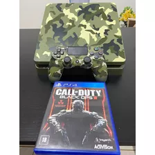 Playstation 4 Slim Edição Call Of Duty Ww Ii Console Limitado