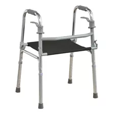 Caminador Andador Con Asiento Plegable De Aluminio