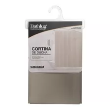 Cortina De Baño Tela 180x180cm Beige