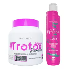 Trotox Orgânico Rosa 1kg + Leave-in Plena 500ml Tróia Hair