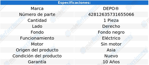 Faro Chevrolet Astra 2002 2003 Elect S/motor Fondo Negro Der Foto 4