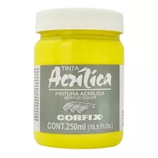 Tinta Acrilica Corfix 250ml P Pintura Em Tela Escolha Cor G1