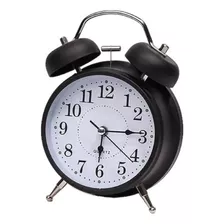 Reloj De Mesa Despertador Analógico Aguia Power Vintage Alto Metal Presente Mesa Antigo Decorativo Despertador - Preto 