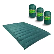 Kit 3 Colchonetes Acampamento Camping Casal 190x130cm 