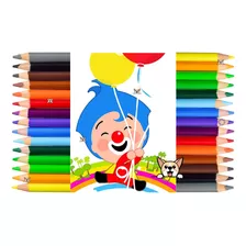 15 Libros Colorear Plim Plim + 15 Cajitas De Colores (12)