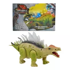 Dinossauro Estegossauro Com Luzes E Som Realista