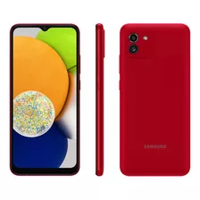 Usado: Samsung Galaxy A03 64 Gb Vermelho - Bom