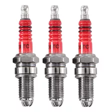 3 Velas De Ignição D8tc De 3 Eletrodos Racing Spark Plug Com