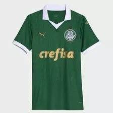 Camisa Palmeiras Oficial Puma Feminina 1 Home Original 2024