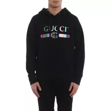 Buzo Canguro Gucci Capucha Algodon Hombre Importado Original