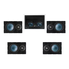 Kit 5.0 Home Theater Aat Caixas Embutir 1x Lcra100 4x Lre100