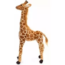 Girafa Safari Pelucia Realista Macio Grande Gigante Promoção