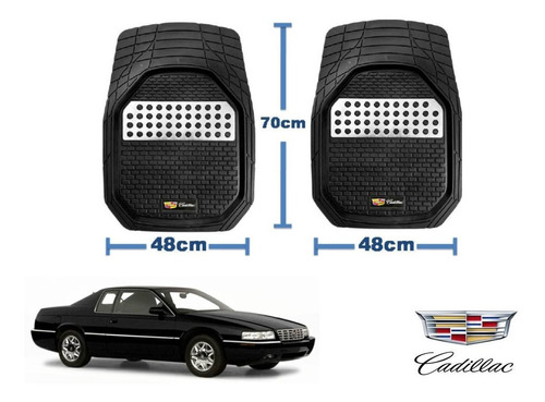 Tapetes 4pz Charola 3d Logo Cadillac Eldorado 1992 A 2002 Foto 2