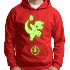 Sudadera Brilla Obscuridad Charmander Evo Pokémon Anime