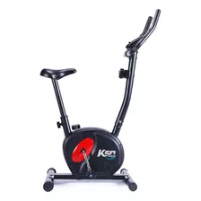 Bicicleta Fija Magnética K50 Fit21 C/puls Negro Y Rojo