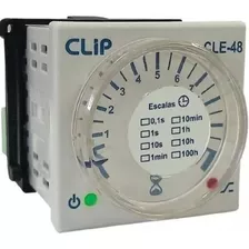 Relé Temporizador Analógico Clip Cle-48 Re/pe 24-242v