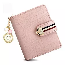 Foxer Mujeres Cartera De Cuero Pequeño Bifold Wallet Mini Ca