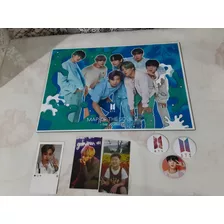 Kpop | Quadro Mdf Bts Kim Namjoom (rm) + Photocard + Botton