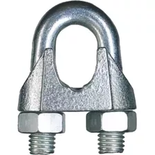 50un Grampo Para Cabo De Aço 3/4 (19mm) Galvanizado Din741