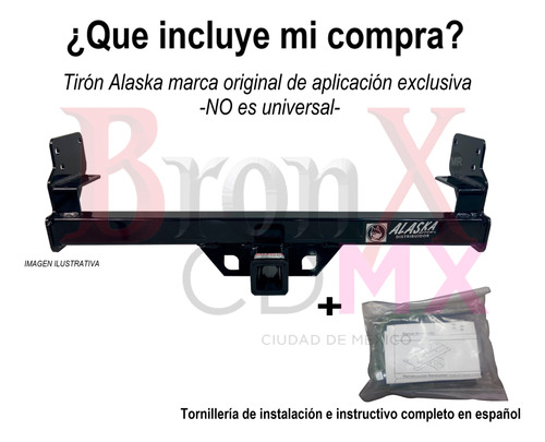 Jalon Tiron Remolque Fiat Ducato Maxxi/130 2006-2019 Alaska Foto 2