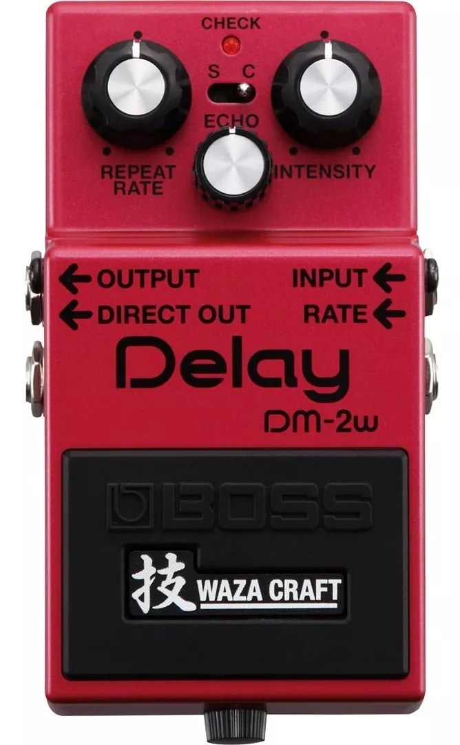 Pedal De Guitarra Boss Delay Dm2w Waza Craft Made Japan