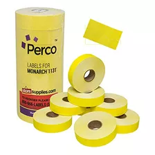 Etiquetas De Precio - Yellow Pricing Labels For Monarch 1131