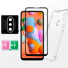 Capa Para Samsung Galaxy A11 + Película Vidro 3d 9d + Camera