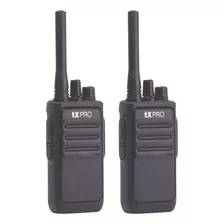 Kit Par 2x Radio Portátil Uhf Tx-320 16 Ch 2 Watts Baofeng