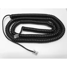 El Voip Lounge Cable De Telefono Rizado Con Cable Largo Par