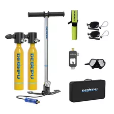 Dedepu S3000-package C 2×0.5l Equipo De Buceo Para Buzo Mini