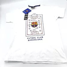 Remera De Fc Barcelona Para Niño - Talle 10