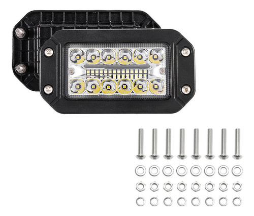 2 Luces De Trabajo De Montaje Empotrado De 12 V Y 6 Pulgadas Foto 8