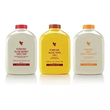 Pack 3 Zumo Aloe Vera Gel, Berry Nectar Y Bits N´ Peaches