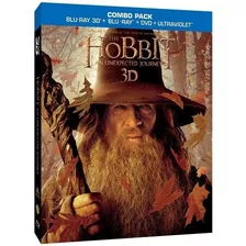 Blu Ray El Hobbit Un Viaje Inesperado 3d Dvd 5 Disc Slip Cov