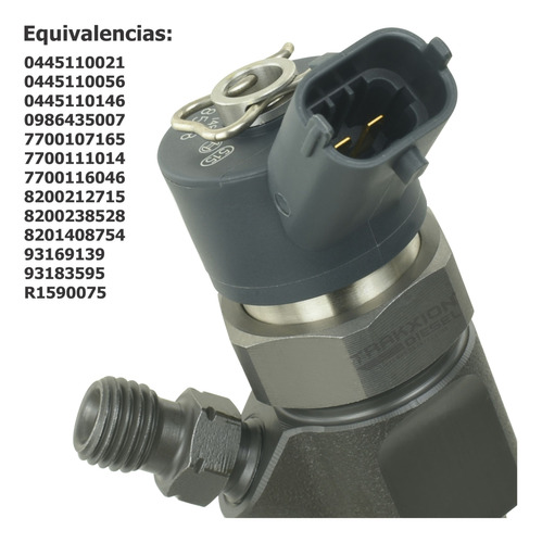Inyector Diesel 8200238528, 8201408754, Bosch Para Renault Foto 5