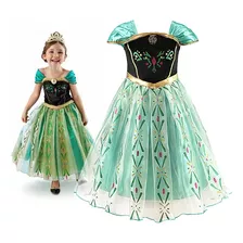 Fantasia / Vestido Anna Filme Frozen Da Disney