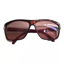 Lentes Sol Dior 2436 Oversized Stone Print Brown Purple 63mm