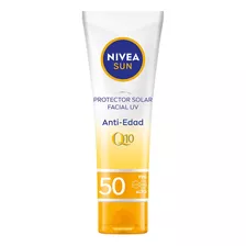 Protector Solar Facial Nivea Sun Anti Edad Q10 Fps50+ 50 Ml