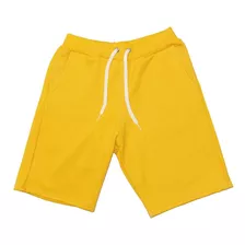 Bermuda Moletom Short Liso Casual Academia Treino Corrida