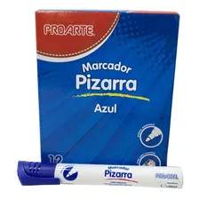 Plumones Pizarra Azul Caja X12 Proarte