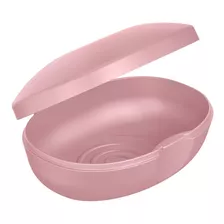 Porta Sabonete De Barra Saboneteira Plástica Rosa Bolsa Ou