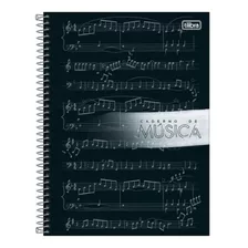 Caderno De Musica 80 Páginas Universitário C/ Pauta Tilibra