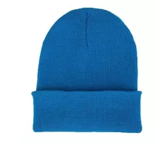 Gorro Beanie De Lana Adulto Con Doblez Colores