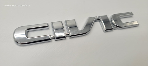 Emblema Aplica Para Honda Civic  Foto 2