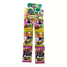 6 Sobres Tarjetas Marios Bros Colección Peach Luigi Juego