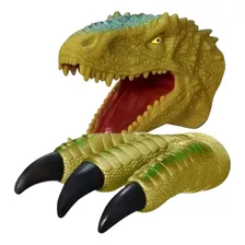 Dinossauro Cabeça E Mão Fantoche T-rex Brinquedo Infantil