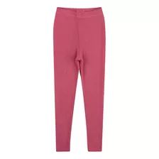 Calça Fusô De Tricô Infantil Menina Rosa - Pialu